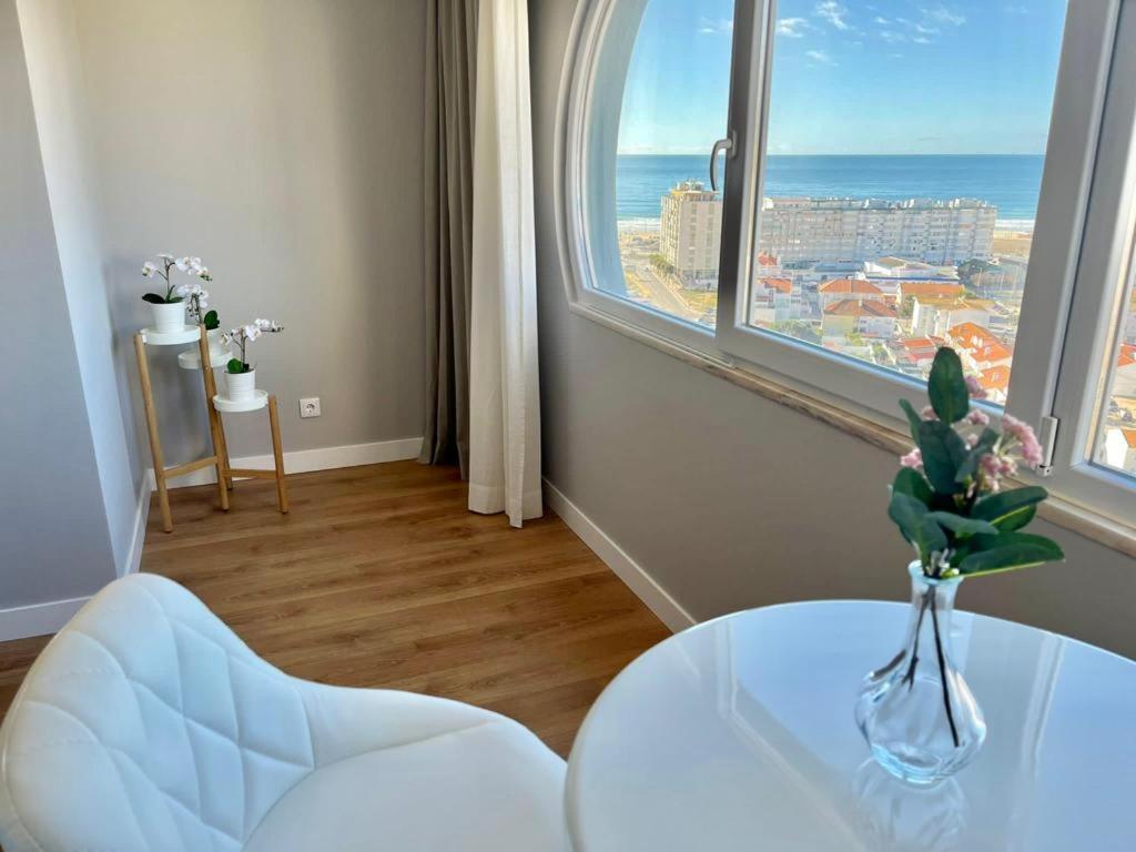 Appartement T2 com uma vista deslumbrante sobre o Atlântico! à Costa da Caparica Extérieur photo