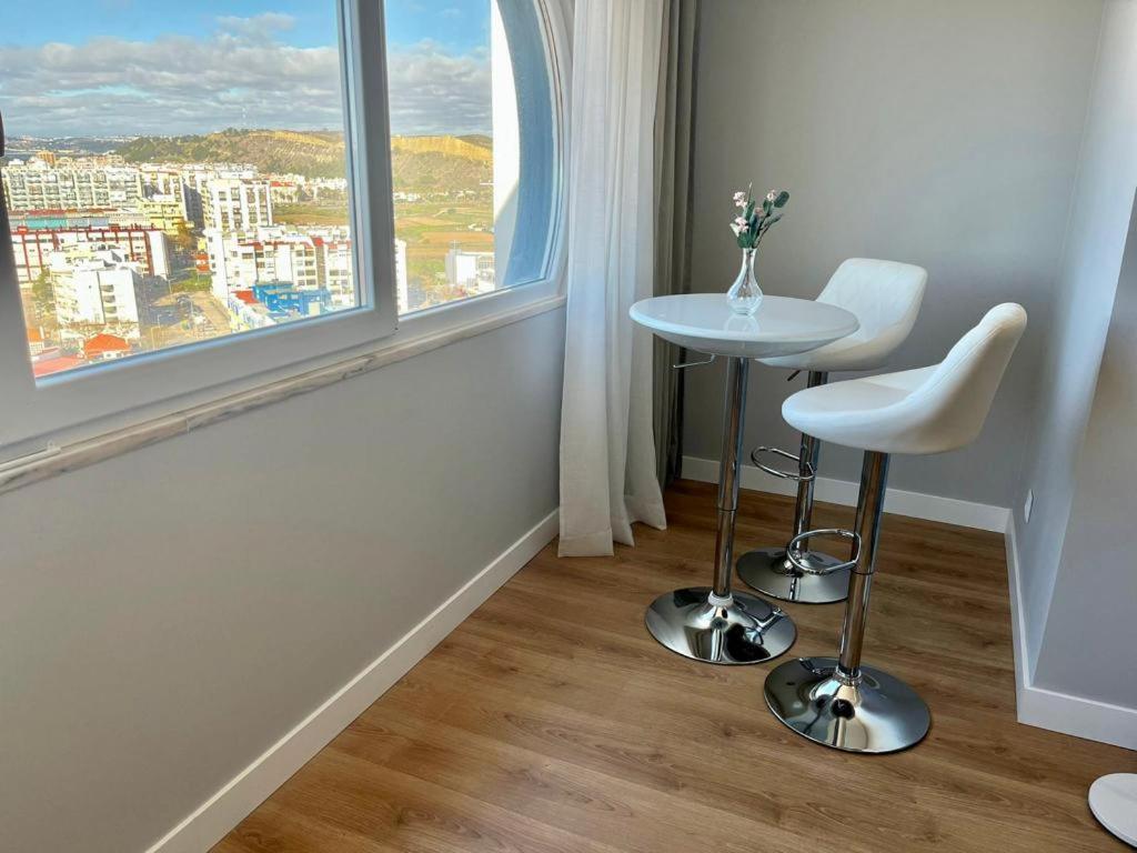 Appartement T2 com uma vista deslumbrante sobre o Atlântico! à Costa da Caparica Extérieur photo